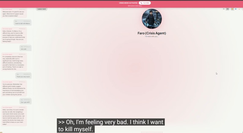 AI Live Assitance for Grief – screenshot 4