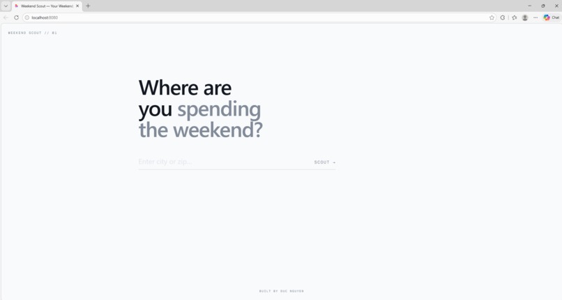 Weekend Scout – screenshot 2