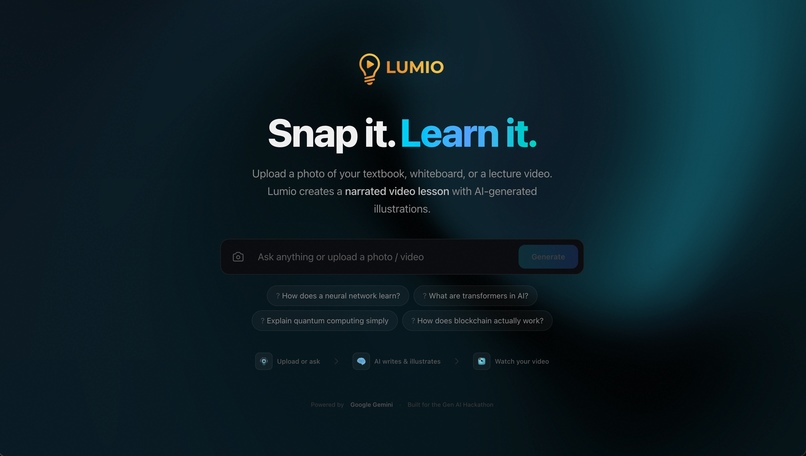 Lumio AI Video Lessons from Any Source – screenshot 3