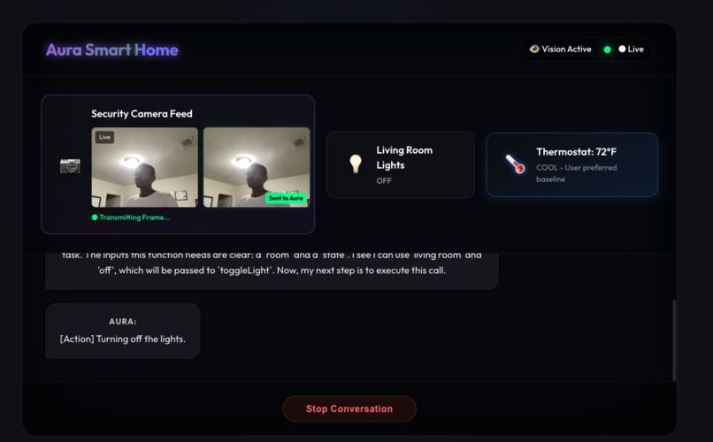 Aura: Multimodal Home Intelligence – screenshot 1