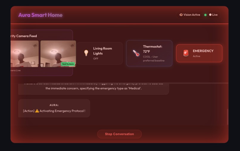 Aura: Multimodal Home Intelligence – screenshot 2