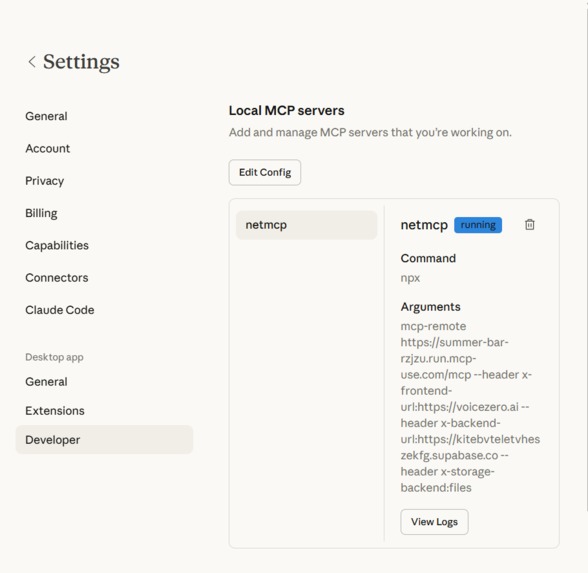 Netmcp – screenshot 2