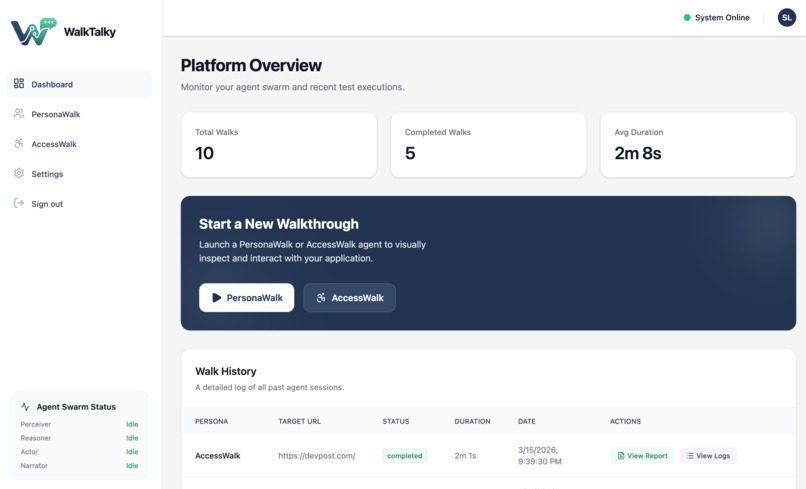WalkTalky – screenshot 1