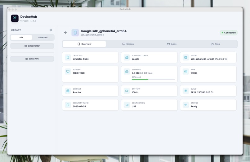 DeviceHub - AI-Powered Android Manager – screenshot 1
