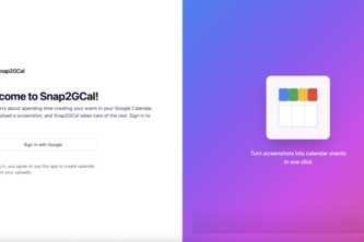 Snap2Gcal