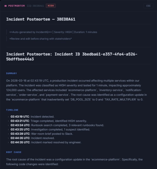 IncidentIQ – screenshot 2