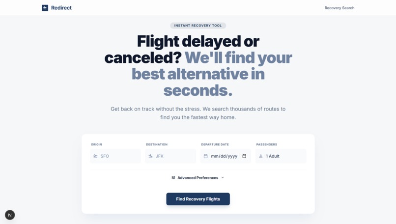 Redirect – screenshot 1