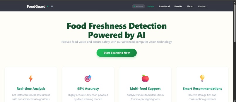 FoodGuard-AI – screenshot 1