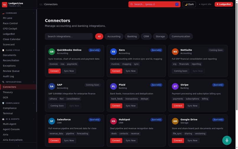 LedgerLive: Real-Time Financial Close with Gemini Agents – screenshot 12