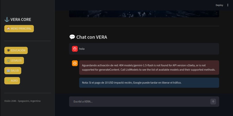 VERA CORE: Soberanía Territorial Inteligente – screenshot 1