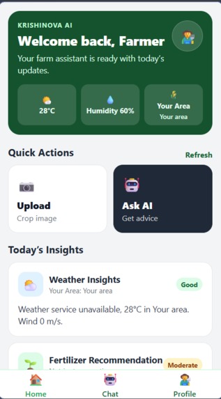 KrishiNova AI – screenshot 1