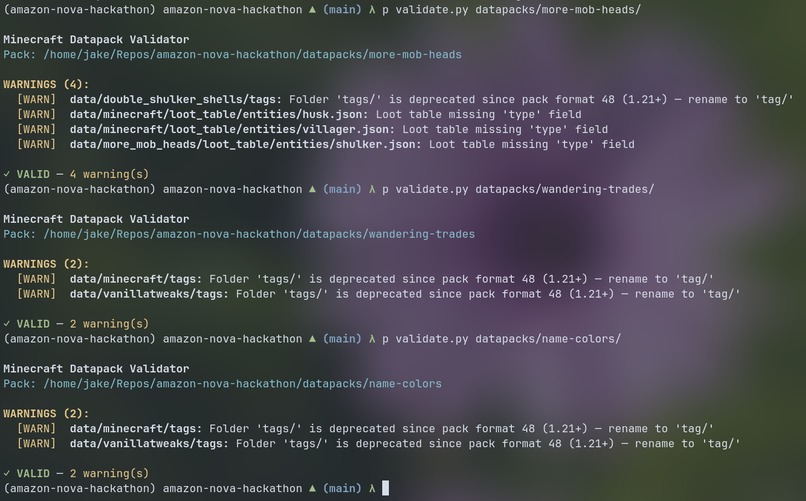 Minecraft Datapack Copilot – screenshot 2