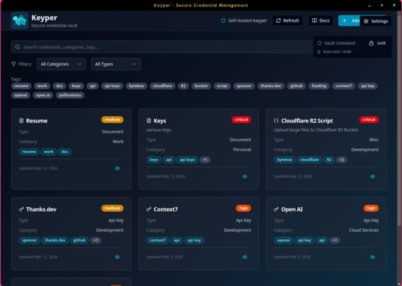 keyper – screenshot 1