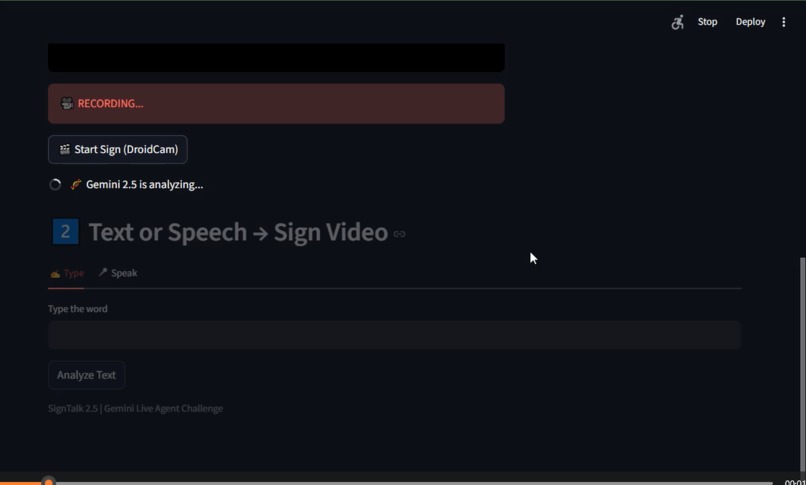 SignTalk 2.5 – AI Sign Language Translator – screenshot 1