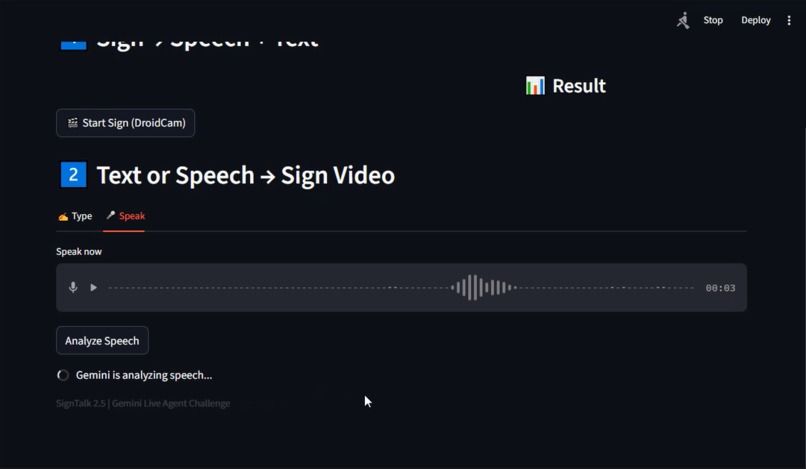 SignTalk 2.5 – AI Sign Language Translator – screenshot 3