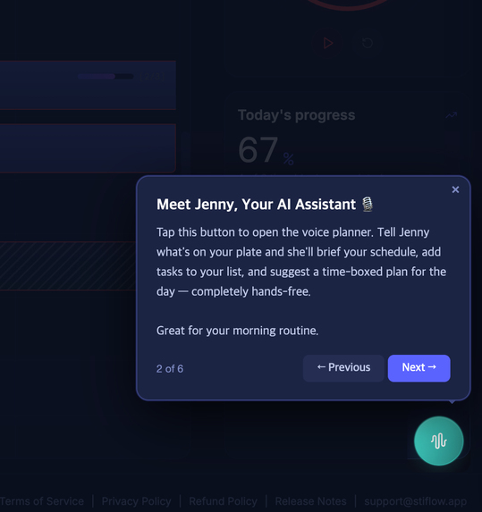 Stiflow: AI-Powered Timebox Planner & Live Agent – screenshot 5