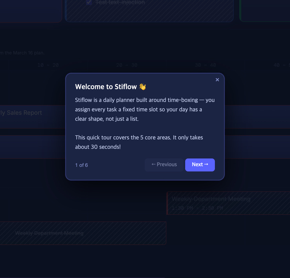 Stiflow: AI-Powered Timebox Planner & Live Agent – screenshot 4