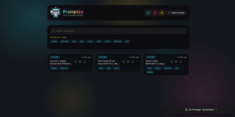 Promptzy – screenshot 1