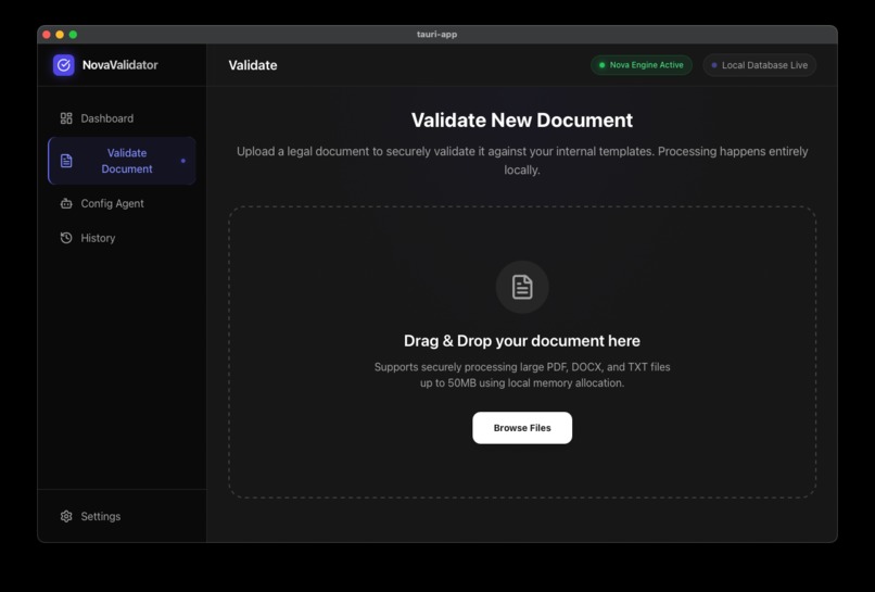 NovaValidator – screenshot 2