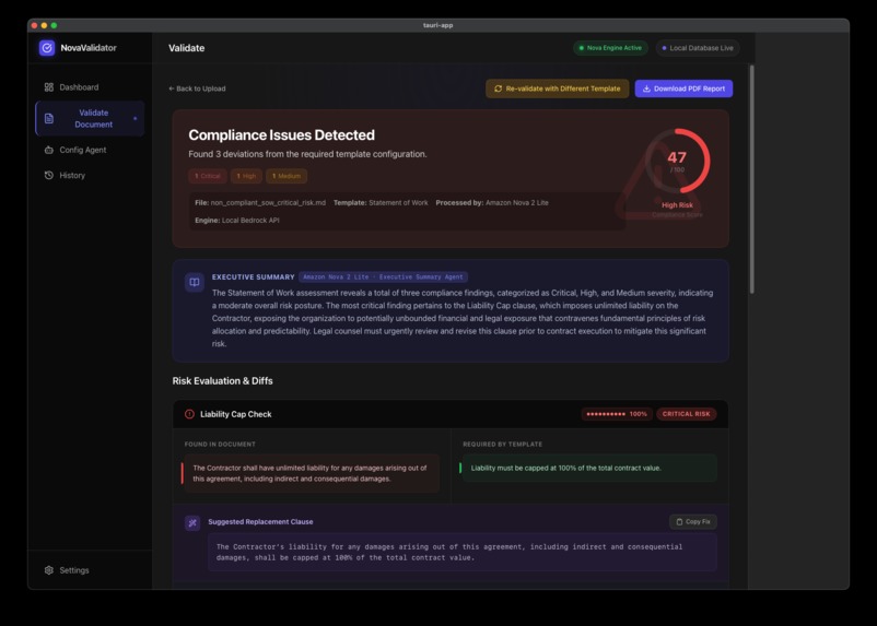 NovaValidator – screenshot 4