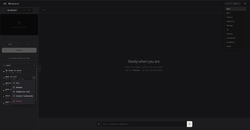 Mentora – screenshot 2