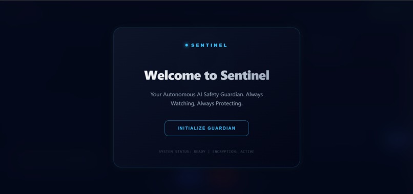 Sentinel AI Guardian –Gemini Live Agent for Real‑Time Safety – screenshot 1