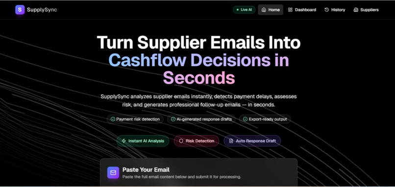 SupplySync  – screenshot 1