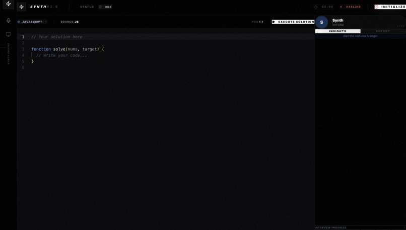 SynthInterview – screenshot 2