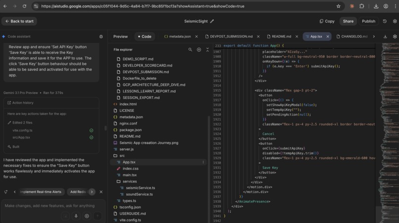 DevPost Hackathon - SeismicSight – screenshot 4