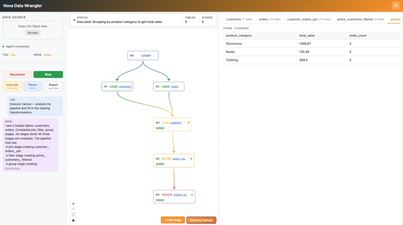 Nova Data Wrangler – screenshot 3