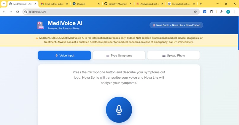 MediVoice AI – screenshot 1