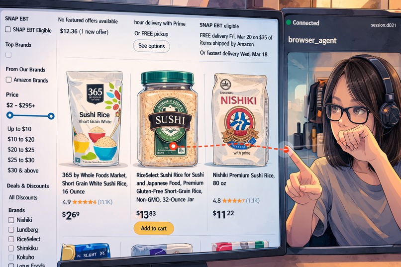 Wand -- A live agent that sees, browses, and clicks with you – screenshot 1