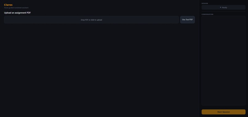 Claros - AI Agent for Learning – screenshot 1