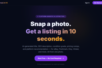 SnapList AI