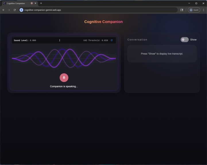 Cognitive Companion – screenshot 1