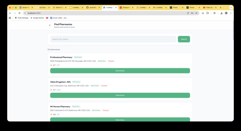 LiveMap Emergency – screenshot 4