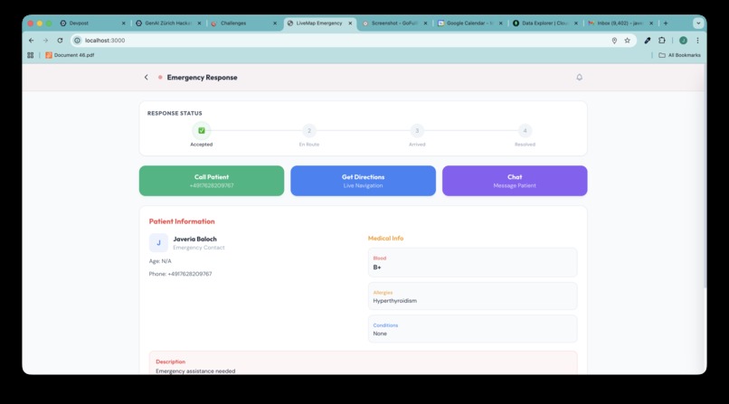 LiveMap Emergency – screenshot 5