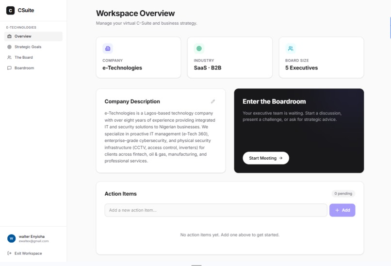 Csuite – screenshot 3