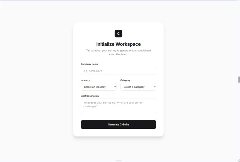 Csuite – screenshot 2