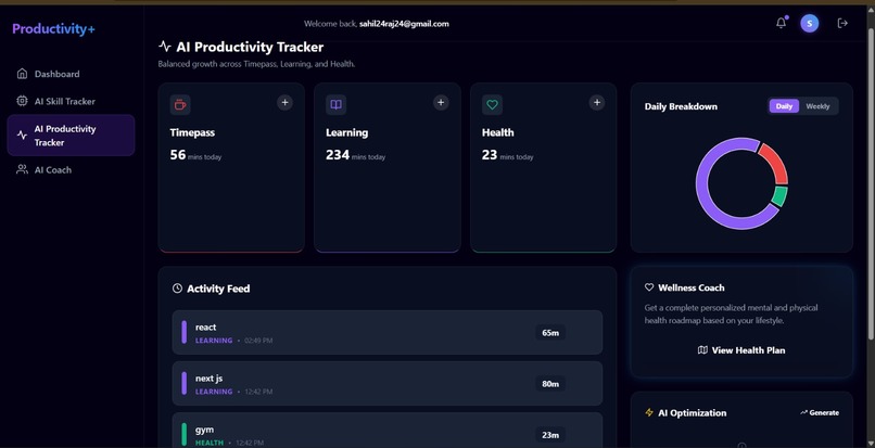 Productivity plus – screenshot 2