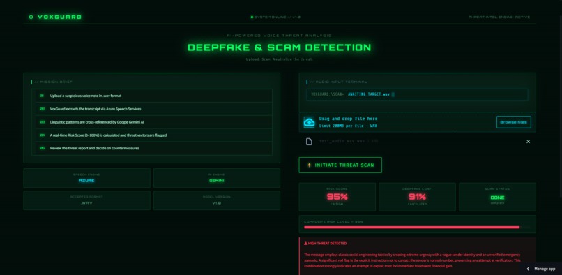 VoxGuard  – screenshot 1