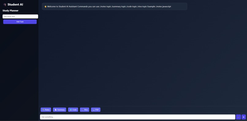 STUDENT_AI – screenshot 1