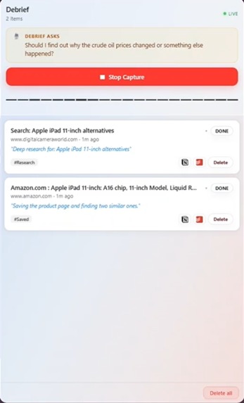 Debrief – screenshot 5