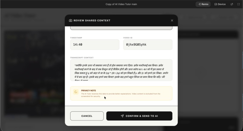 AI Video Tutor – screenshot 1
