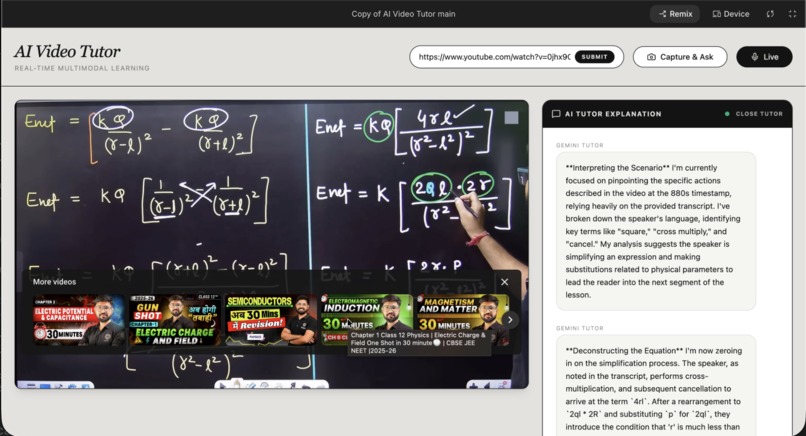 AI Video Tutor – screenshot 3