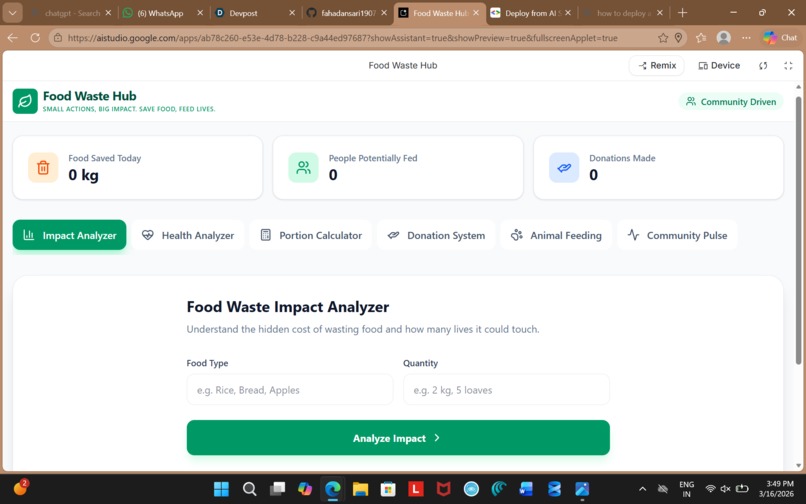 Food Waste Hub – screenshot 1