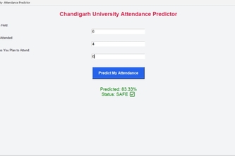 Attendance predictor 