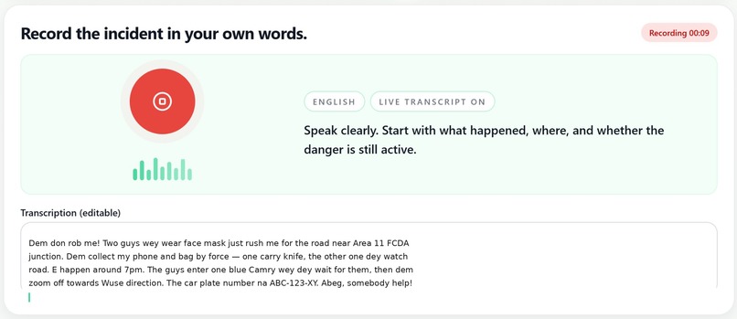 SafeNaija: Community-Led Security  – screenshot 2