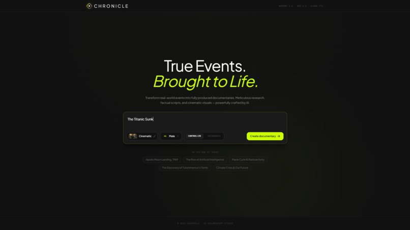 Chronicle – screenshot 1