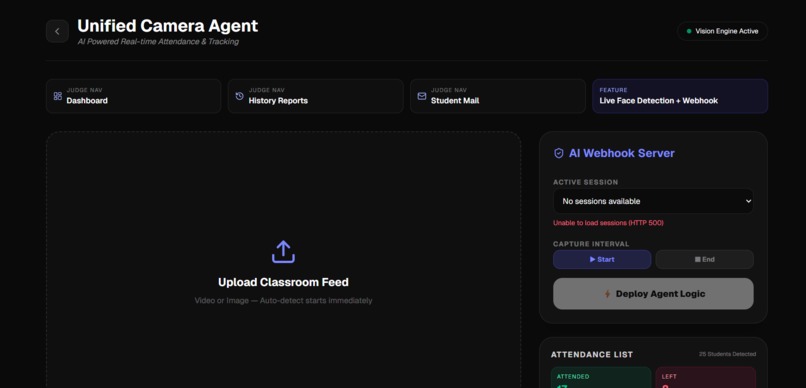 AI AUTOMATED ATTENDANCE PIPLINE  – screenshot 1